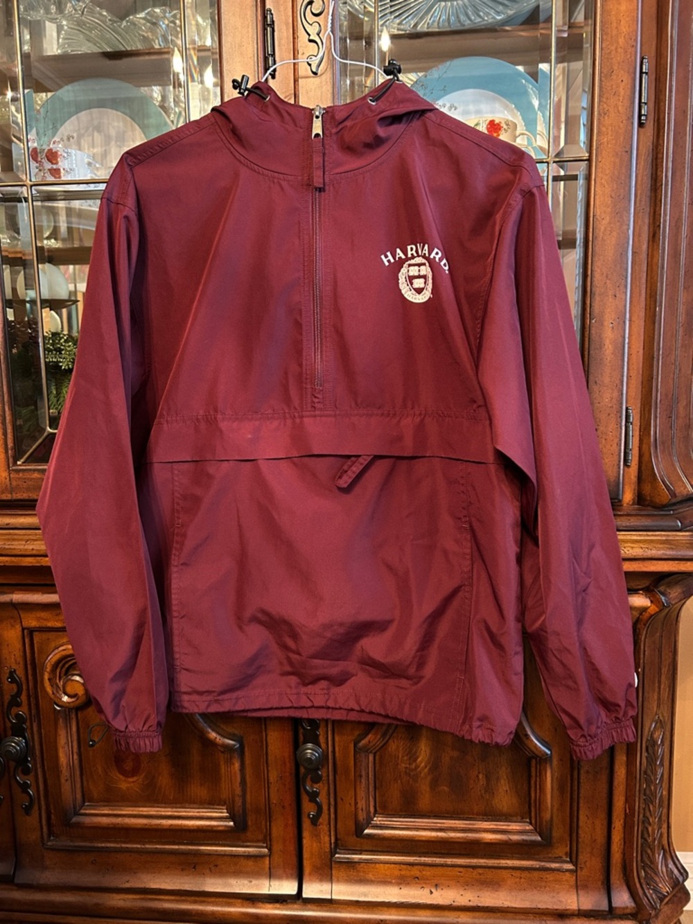 Champion Maroon Zip-Front Lightweight Jacket